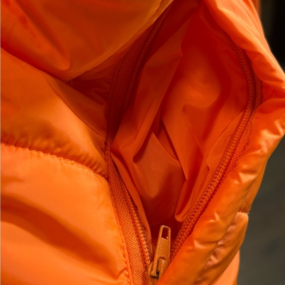Culture Couture Women's Jacket Down Orange Weather Proof Insulated Puff Vest S - Picture 8 of 10
